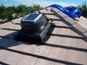 vent after tarp removed