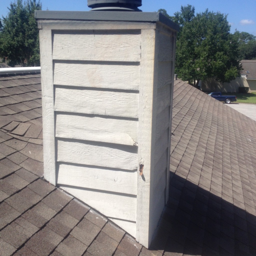Chimney Siding Replaced