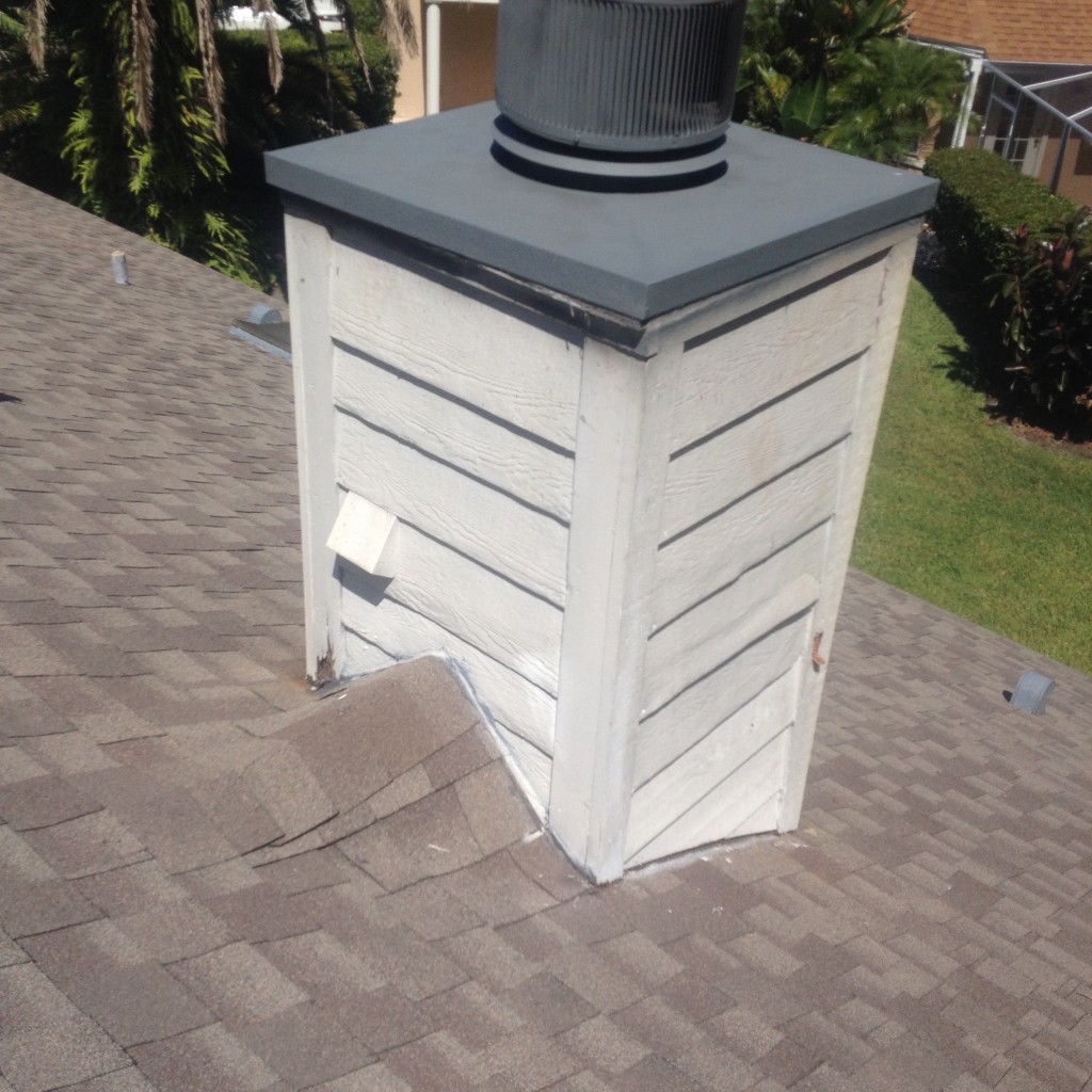 Chimney Siding Replaced