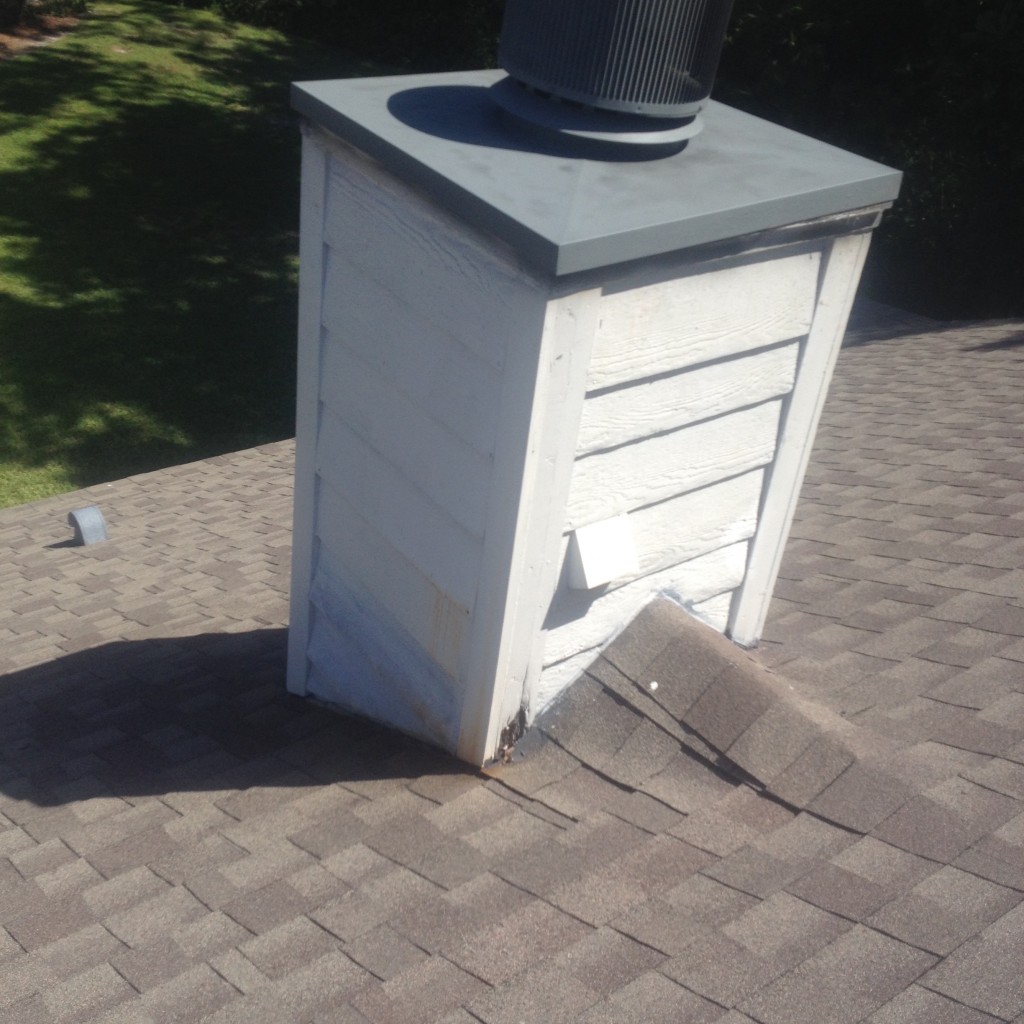 Chimney Siding Replaced