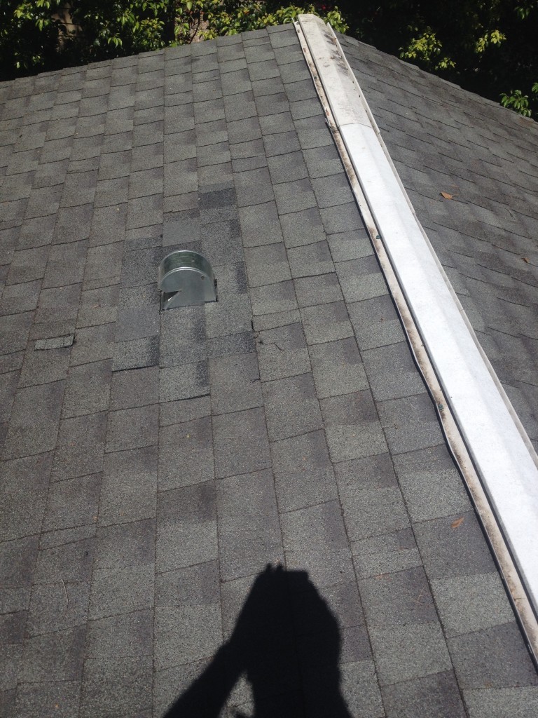 Dryer Vent Installed On Roof